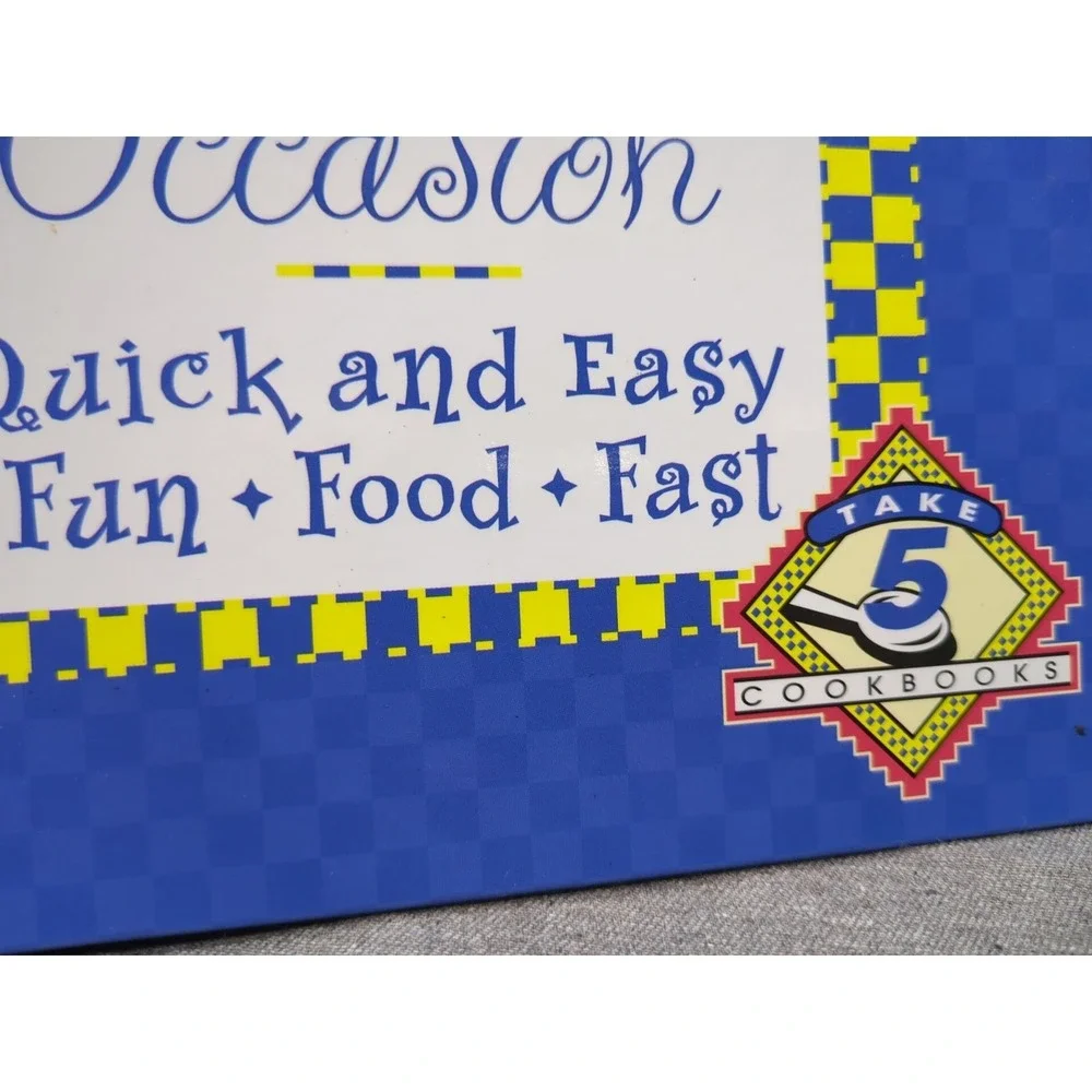 2001 Take Five For Every Occasion Debbye Dabbs Five Ingredient Cookbook Hardcovr